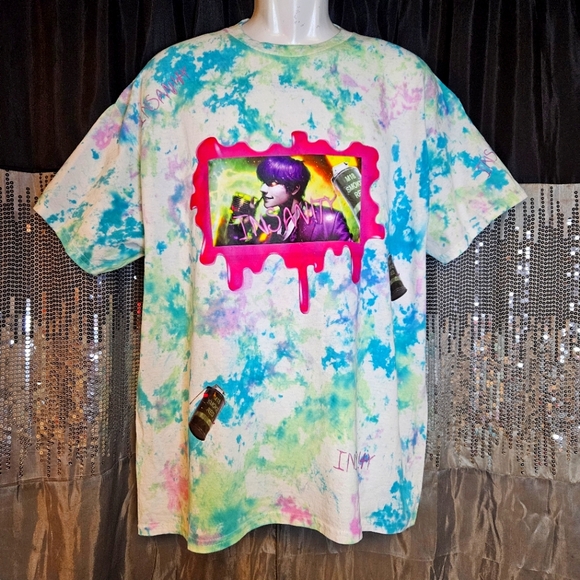 Spencer's Tops - DPR Dream Perfect Regime Graphic Tiedye tshirt